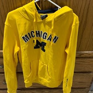 Colosseum Yellow Michigan Hoodie